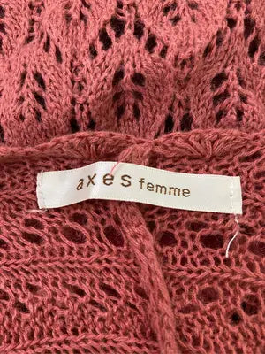 axes femme/アクシーズファム/チュニック/ワンピース/ドレス/レッド/M