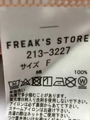 FREAK'S STORE/フリークスストア/Tシャツ/カットソー/トップス/オレンジ/F