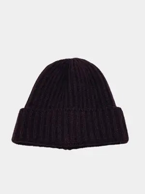 UNIQLO/ユニクロ/ニットキャップ/ビーニー/帽子/パープル/ONE SIZE