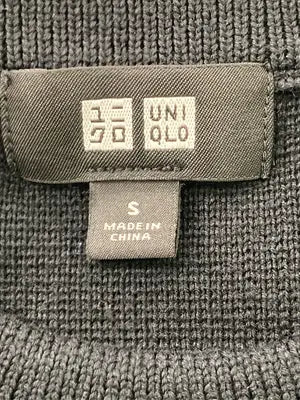 UNIQLO/ユニクロ/スウェット/トップス/ブラック/S