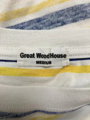 GREAT WOOD HOUSE/Tシャツ/カットソー/トップス/ホワイト/MEDIUM