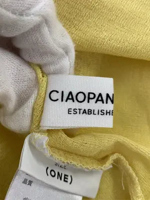 CIAOPANIC TYPY/チャオパニックティピー/Tシャツ/カットソー/トップス/イエロー/ONE