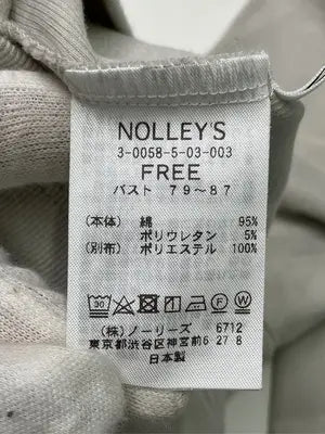 NOLLEY'S/ノーリーズ/Tシャツ/カットソー/トップス/ベージュ/FREE
