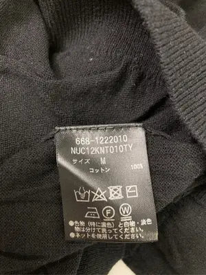 nano UNIVERSE/ナノユニバース/Tシャツ/カットソー/トップス/ブラック/M
