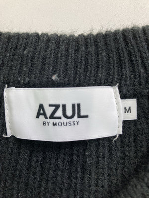AZUL by MOUSSY/アズールバイマウジー/ニット/セーター/トップス/ブラック/M