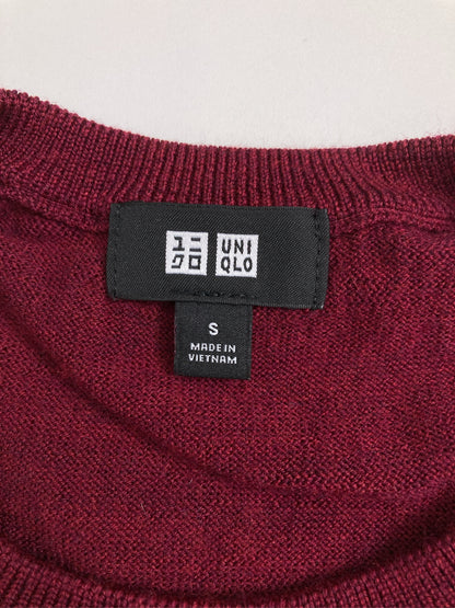 UNIQLO/ユニクロ/ニット/セーター/トップス/レッド/S
