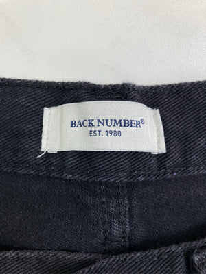 BACK NUMBER/バックナンバー/デニムパンツ/パンツ/ブラック/S