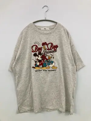 Disney/ディズニー/Tシャツ/カットソー/トップス/グレー/L