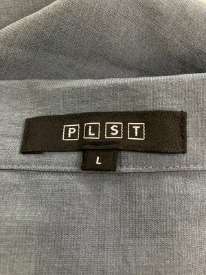 PLST/プラステ/シャツ/ブラウス/トップス/ブルー/L