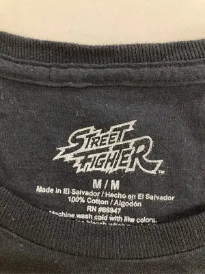 STREET FIGHTER/Tシャツ/カットソー/トップス/ブラック/M