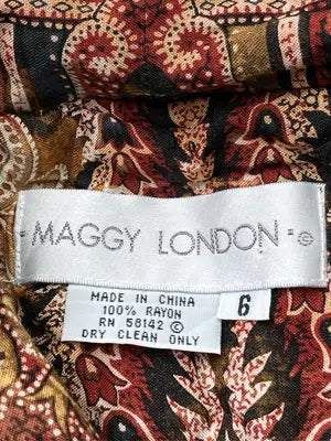 MAGGY LONDON/シャツワンピース/ワンピース/ドレス/レッド/6