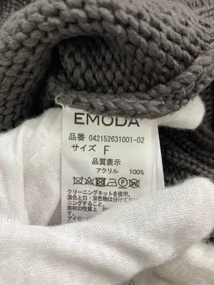 EMODA/エモダ/ニット/セーター/トップス/グレー/FREE