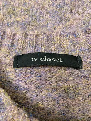 w closet/ダブルクローゼット/ニット/セーター/トップス/パープル/F