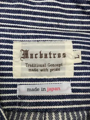 MACBATROS/シャツ/ブラウス/トップス/ブラック/L