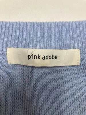 pink adobe/ピンクアドベ/ニット/セーター/トップス/スカイブルー/M