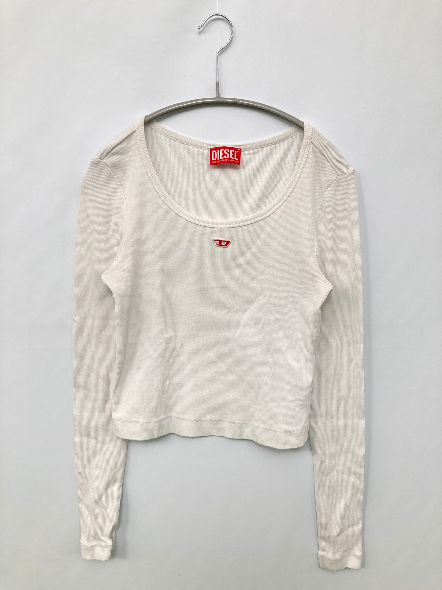 DIESEL/ディーゼル/Tシャツ/カットソー/トップス/ホワイト/S