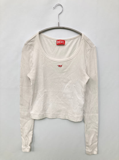 DIESEL/ディーゼル/Tシャツ/カットソー/トップス/ホワイト/S