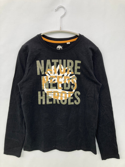 Timberland/ティンバーランド/Tシャツ/カットソー/トップス/ブラック/S