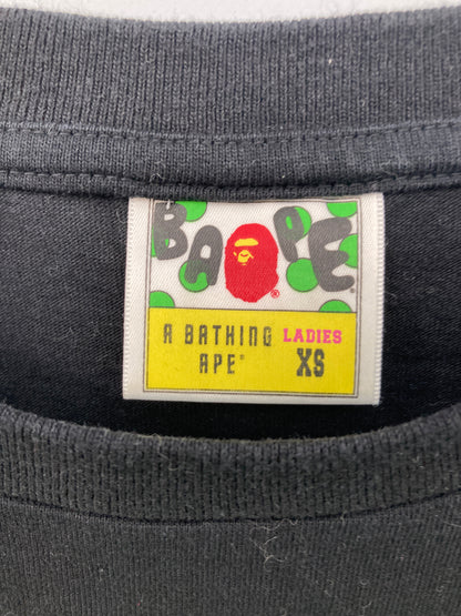 BAPE/ベイプ/Tシャツ/カットソー/トップス/ブラック/XS