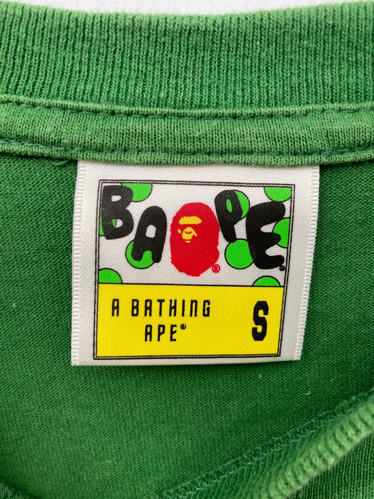 BAPE/ベイプ/Tシャツ/カットソー/トップス/グリーン/S