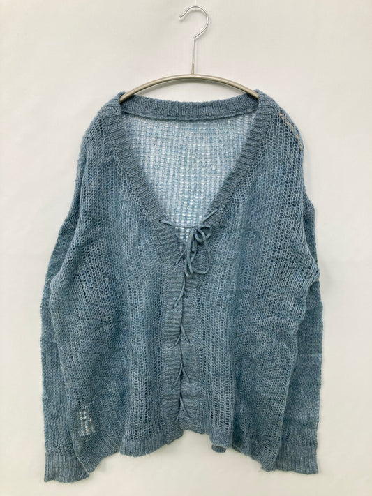 TINA:JOJUN/ティーナジョジュン/カーディガン/トップス/ブルー/M