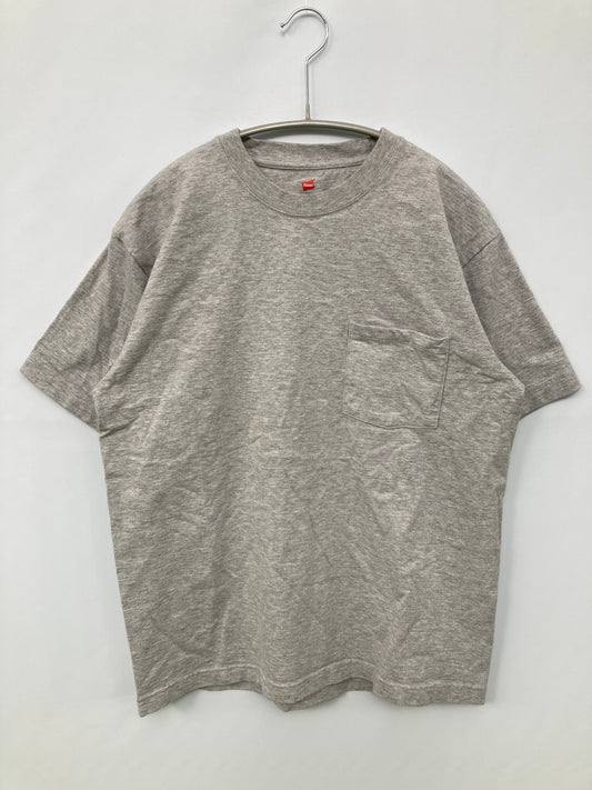 Hanes/ヘインズ/Tシャツ/カットソー/トップス/グレー/M