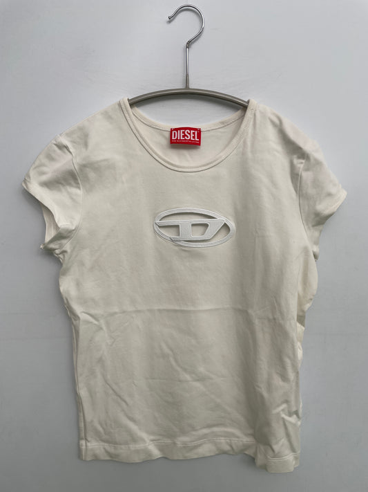 DIESEL/ディーゼル/Tシャツ/カットソー/トップス/ホワイト/M