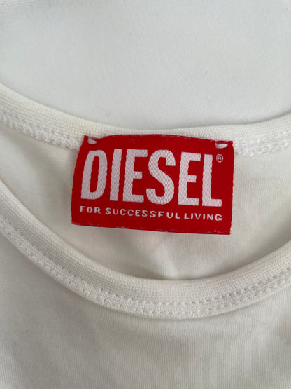 DIESEL/ディーゼル/Tシャツ/カットソー/トップス/ホワイト/M