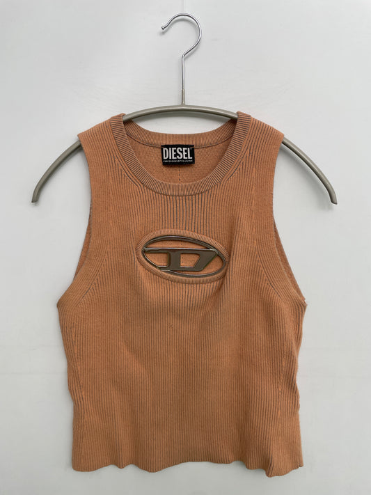 DIESEL/ディーゼル/タンクトップ/トップス/ピンク/M
