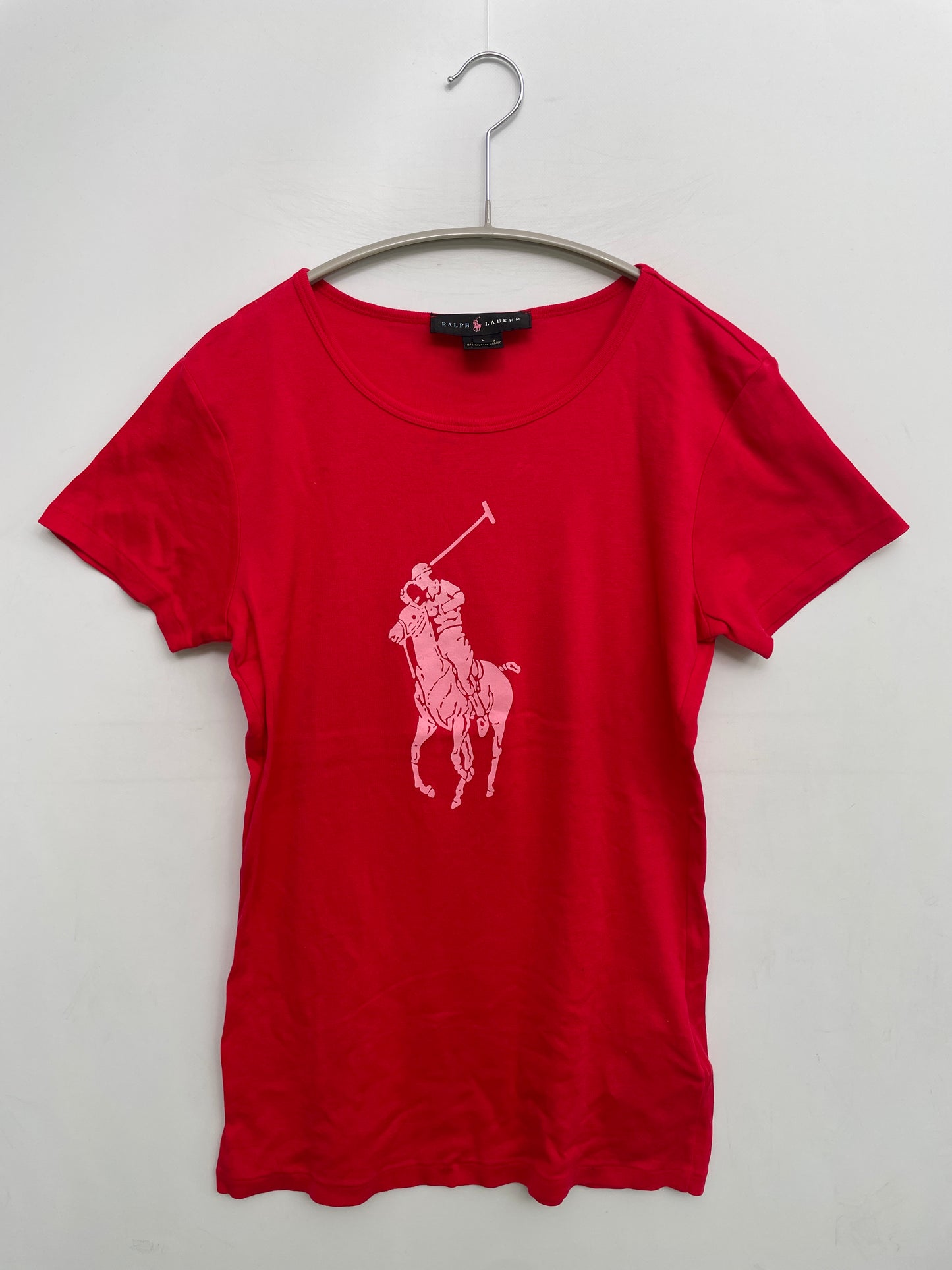 RALPH LAUREN/ラルフローレン/Tシャツ/カットソー/トップス/レッド/L