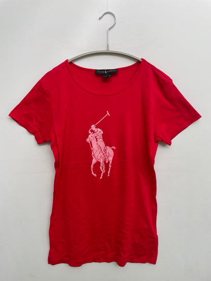 RALPH LAUREN/ラルフローレン/Tシャツ/カットソー/トップス/レッド/L