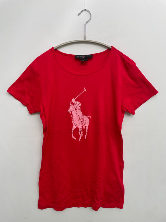 RALPH LAUREN/ラルフローレン/Tシャツ/カットソー/トップス/レッド/L
