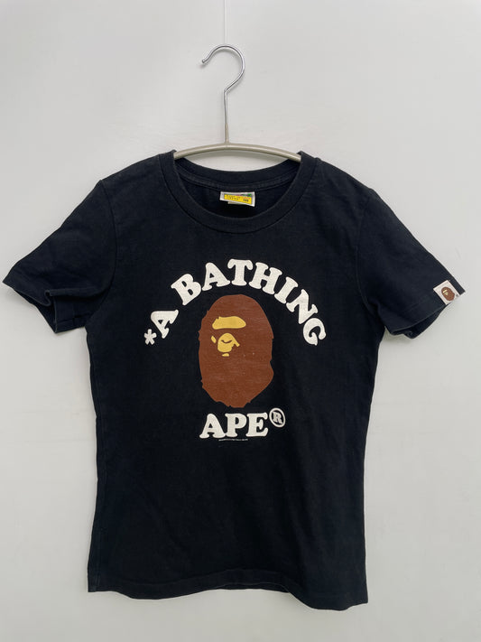 BAPE/ベイプ/Tシャツ/カットソー/トップス/ブラック/2XS