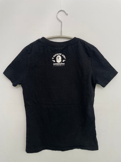 BAPE/ベイプ/Tシャツ/カットソー/トップス/ブラック/2XS