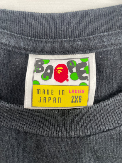 BAPE/ベイプ/Tシャツ/カットソー/トップス/ブラック/2XS
