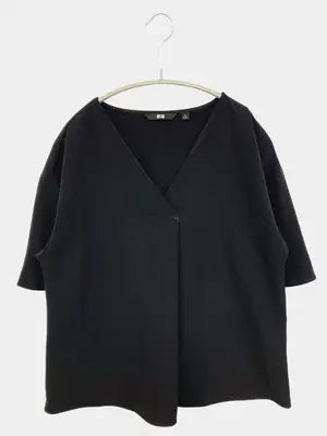 UNIQLO/ユニクロ/Tシャツ/カットソー/トップス/ブラック/S