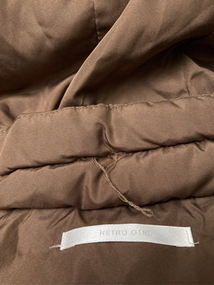 RETRO GIRL/レトロガール/ダウンジャケット/コート/ジャケット/アウター/ブラウン/M