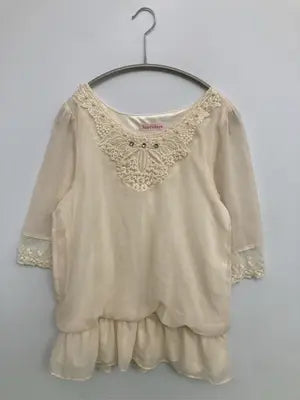 Sorridere/ソリデーレ/Tシャツ/カットソー/トップス/アイボリー/L  バスト76～94　身長154～162