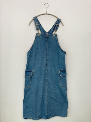 JOHN JELLO/ジャンパースカート/ワンピース/ドレス/ブルー/LL