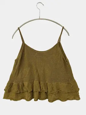 ZARA/ザラ/キャミソール/トップス/カーキ/USA L
