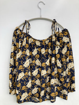 シャツ/ブラウス/トップス/ネイビー/F