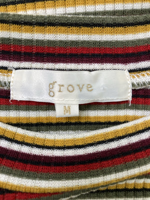 grove/グローブ/ニット/セーター/トップス/イエロー/M