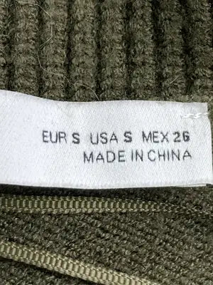 ZARA/ザラ/ニット/セーター/トップス/カーキ/USA S