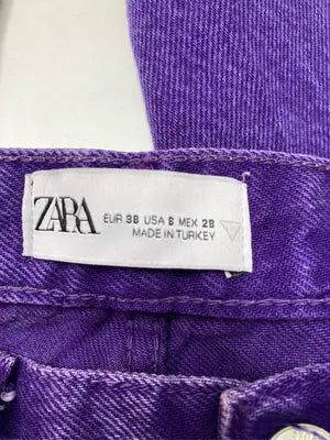 ZARA/ザラ/デニムパンツ/パンツ/パープル/USA 6