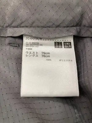 UNIQLO/ユニクロ/スラックス/パンツ/グレー/ウエスト 79cm　レングス76cm