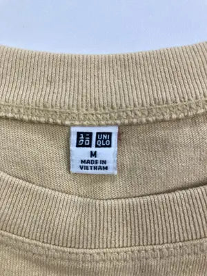 UNIQLO/ユニクロ/Tシャツ/カットソー/トップス/ベージュ/M