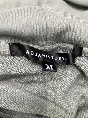 AQUAHISTORY/パーカー/トップス/ライトグリーン/M