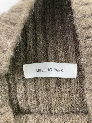 MIJEONG PARK/ニット/セーター/トップス/ブラウン