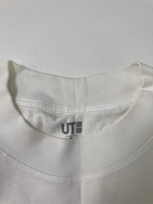 UNIQLO/ユニクロ/Tシャツ/カットソー/トップス/ホワイト/L