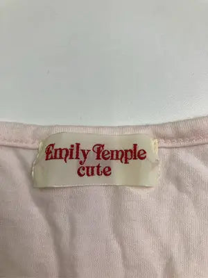 Emily Temple cute/ノースリーブ/トップス/ピンク